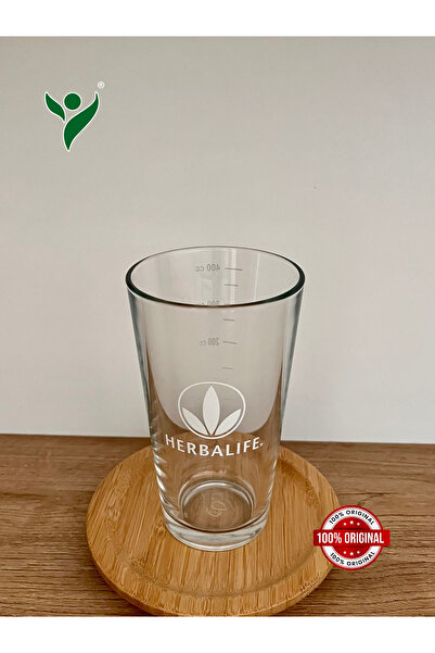Herbalife Logolu Özel Tasarım Cam Bardak - 400 ml