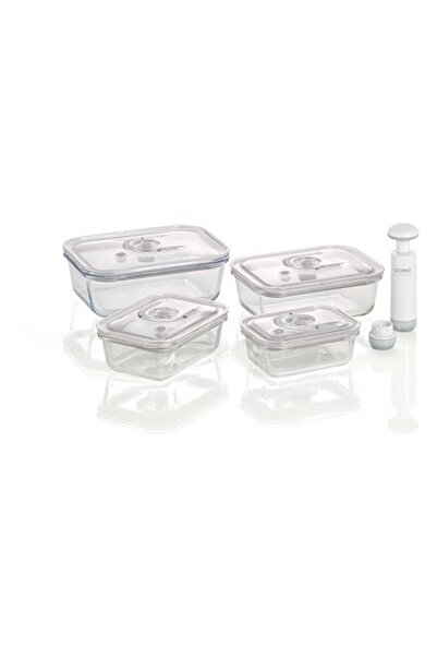 Caso 1197 Vakuboxx Vakumlu Saklama Kabı Seti Kare