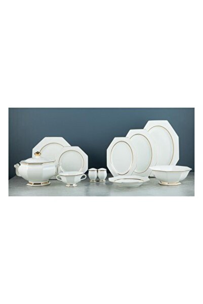 EVALIZA Prizma Gold 60 Parça Yemek Takımı