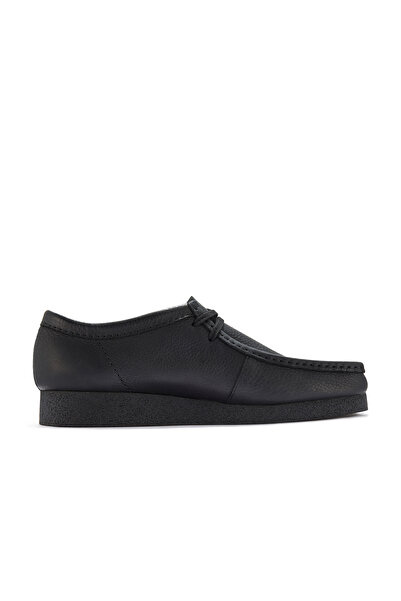 CLARKS Men's Black Wallabeeevo Lace Up