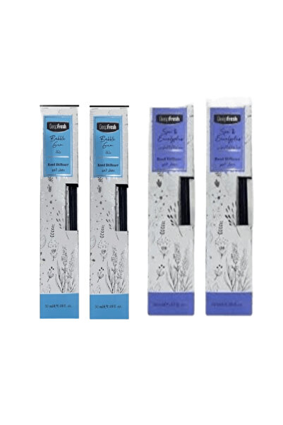 Deep Fresh 4 pieces of bubblegum + spa and eucalyptus scented air freshener, 50ml