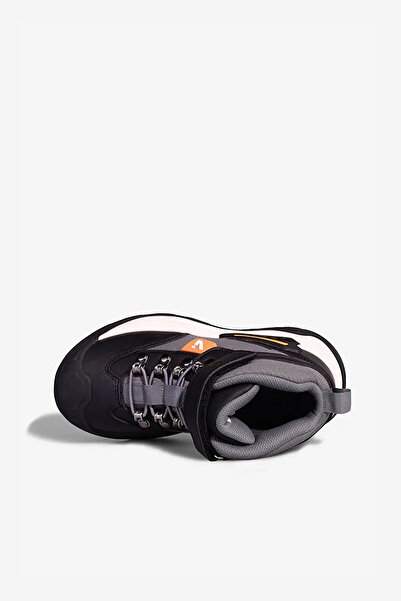 Vicco Stone Children's Basic Rubber Sole P.U & Textile Outdoor Boots – Velcro Elastic 26–35