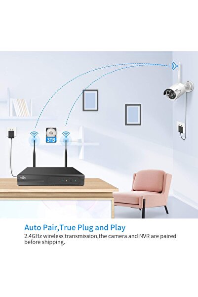 Generic Hiseeu Camera Add on 5MP Outdoor Wireless Security Camera