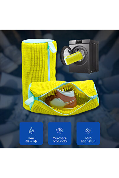 OferteTop Shoe Machine Wash Bag with Delicate Bristles