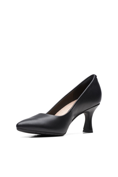 CLARKS Women's Black Kataleyna Gem Mid Heel