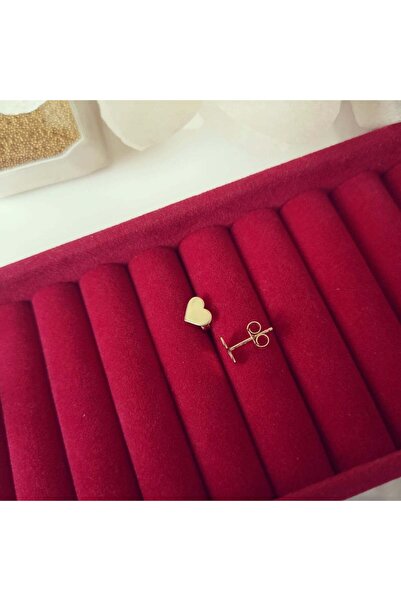 iNGRiKO 14K yellow gold earrings with hearts