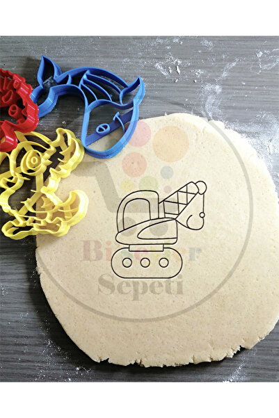 Bi'şeyler Sepeti قالب كوكيز على شكل رافعة