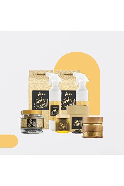 OUD LOVER مجموعة عود الذهب من عود لافر برائحة العود والباتشولي الفاخرة مع تغل...