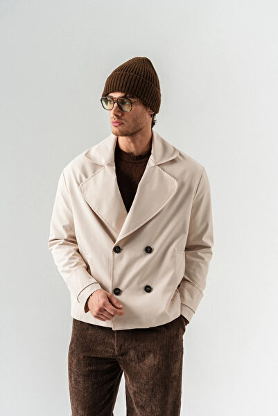 go gang own Κοντό παλτό Stonelane διπλό πέτο με γιακά