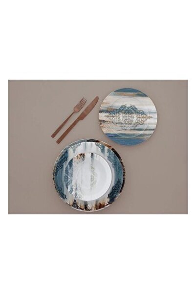 Porland Unda 24 Parça 6 Kişilik Yemek Takımı