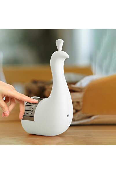 Generic Touch Control Night Light Peacock Remote Control Bedside Nursery Lamp (Rechargeable, Color Changing)