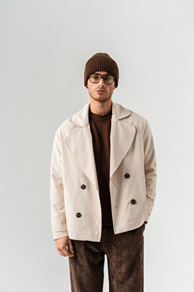 go gang own Κοντό παλτό Stonelane διπλό πέτο με γιακά