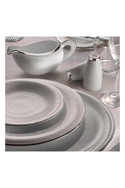 EVALIZA Grace Platin 12 Kişilik 101 Parça Yemek Takımı