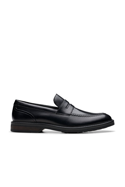 CLARKS Men's Black Aldwin Step Slip On