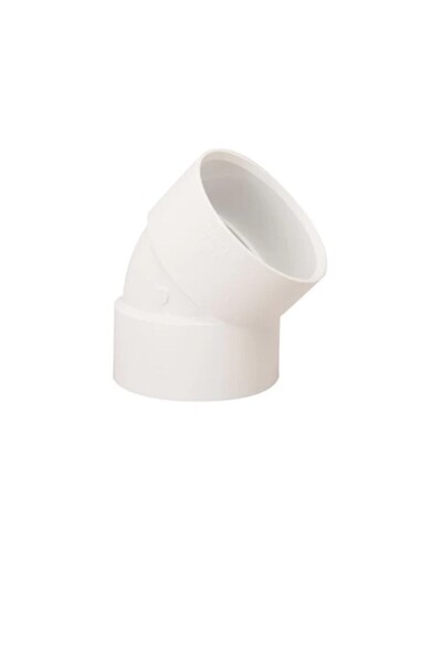 GENERAL White plastic Y-elbow, 40mm compression, 4-inch - Zent