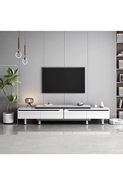 NKX TV Cabinet Elegant Stylish Storage for Living Room and Bedroom Two Way 270 CM