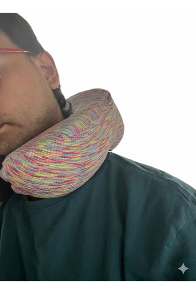 Generic Memory foam travel neck pillow with 360-degree head support.