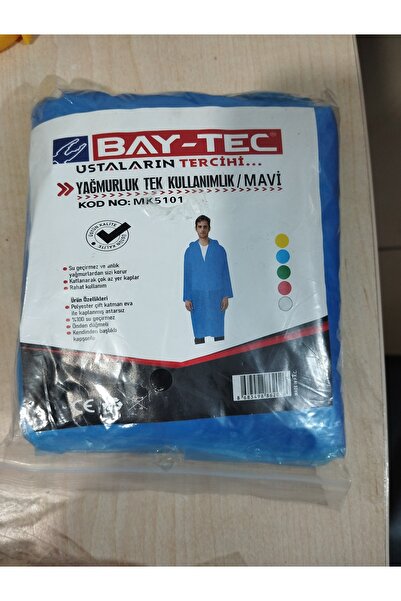 Baytec Tek Kullanımlık Yağmurluk