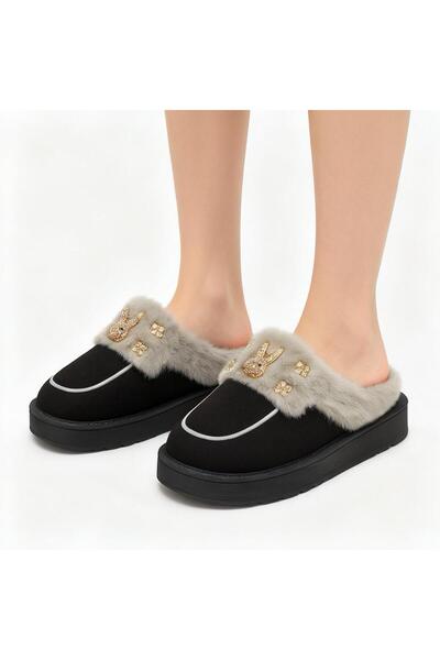 AND Slippers with rabbit ears and bright flowers – Comfortable and stylish