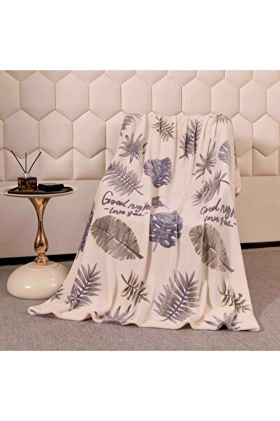 JOJO HOME Thin cocolino blanket, 200x230cm, plush microfiber, Good Night