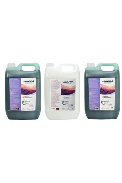 Galaxy Clean Lavender 3x5L — Pack (2 detergents + 1 fabric softener)