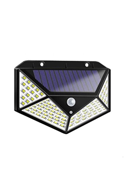 hoffmans Pack of 9 x 100 LED Solar Lights Outdoor - with Solar Panel, Motion Sensor, Economical, IP65
