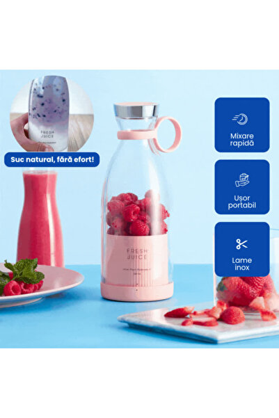 OferteTop Portable Blender for Juices, Smoothies and Smoothies, with USB Charging and Fast Mixing