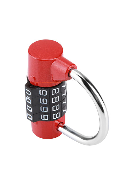 OEM 4-digit red combination lock for hand luggage, trolley, bag
