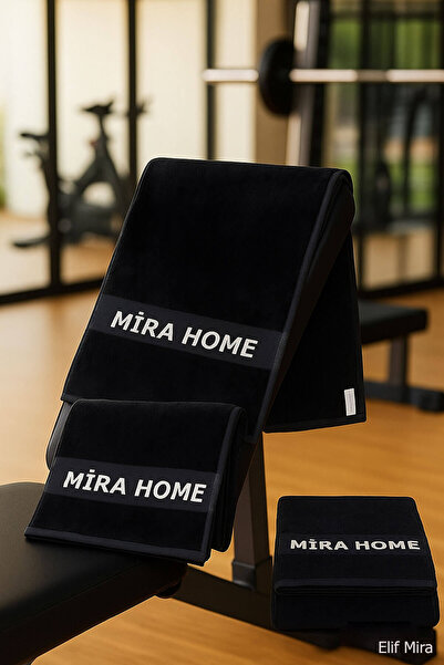 Mira Home 3-Pack Sports Fitness Towel 30X100 100% Cotton