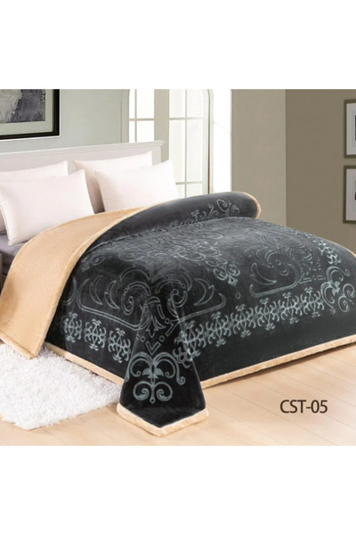 BEC29 Luxury double-sided embossed blanket - 220x240 cm - Maximum winter warmth