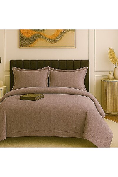 NufJoy Double bed linen Damask Polycotton 4 pieces XXL - NufJoy, Orchid