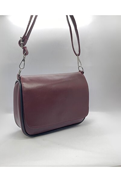 Rubel Bags Burgundy Women's Genuine Leather Crossbody Bag, Shoulder Bag, Deta...
