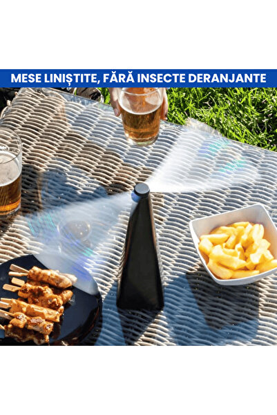 OferteTop Set of 2 Anti-Insect Fans, Protects Food Against Flies and Mosquitoes