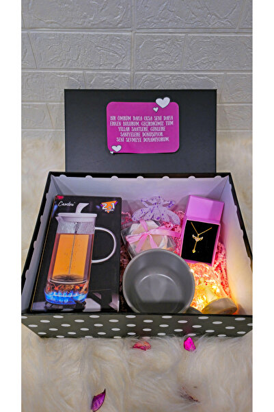 Laydy Collection Cam French Press Pinterest Hediye Seti /Sevgililer Günü Hedi...