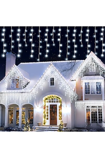 AriDam Christmas Installation Curtain/Turtle LED AriDam® 12 m, Cool White, 8 Programs, IP65, 220V
