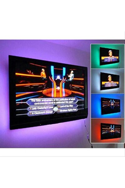 KlaussTech Ταινία LED Rainbow Light, Ιδανική για τηλεόραση, RGB Ambient Light...