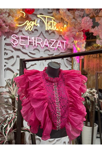 ŞEHRAZAT BUTİK Orchid Sleeveless Design Shirt