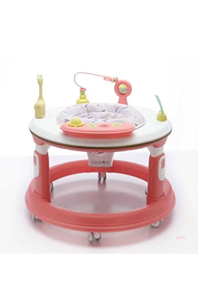 SMART CHILD مشاية أطفال دائرية مع ألعاب تفاعلية، تصميم مريح وآمن