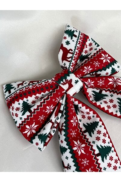 Twinssis Accessories Christmas Pine Pattern Bow Ribbon Automatic Buckle