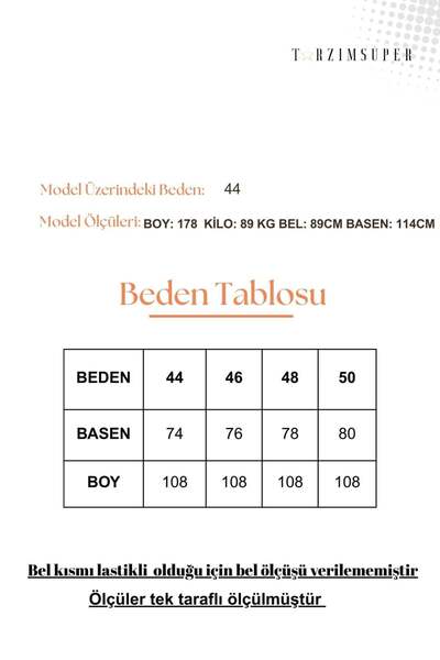 tarzımsüper Women's Plus Size Elastic Waist Baggy Pants – Premium Fabric