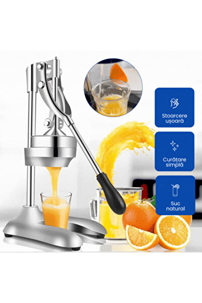 OferteTop Stainless Steel Fruit Juicer with Professional Press for Healthy Juice