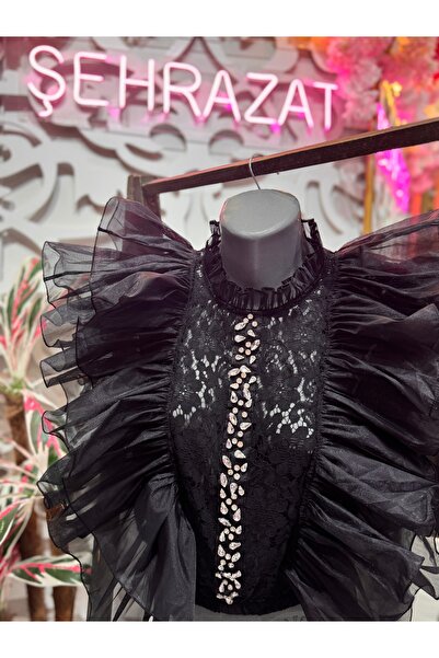 ŞEHRAZAT BUTİK Orchid Sleeveless Design Shirt