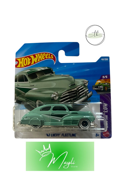 HOT WHEELS Layin Low '47 Chevy Fleetline 1/64 ölçek 45/250 JJJ16-N521 2026