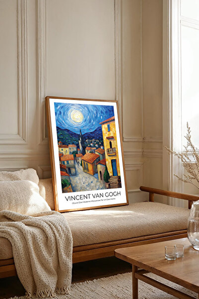 Dekorsiahome One Piece Wooden Framed Van Gogh Paintings Tk2588