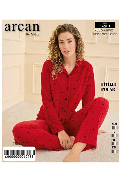 Mihra Corded Fabric Polar Pajama Set Pjf1620101