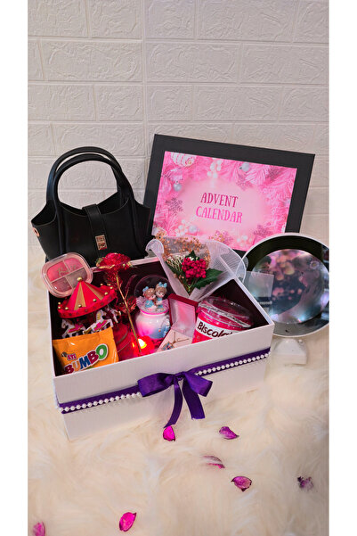 Laydy Collection Sihirli Aynalı & Çantalı Lüks Advent Calendar /Sevgililer Gü...