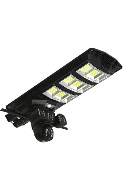 OferteTop Solar Lamp with 3 Camera Video Surveillance, Alarm and App Control