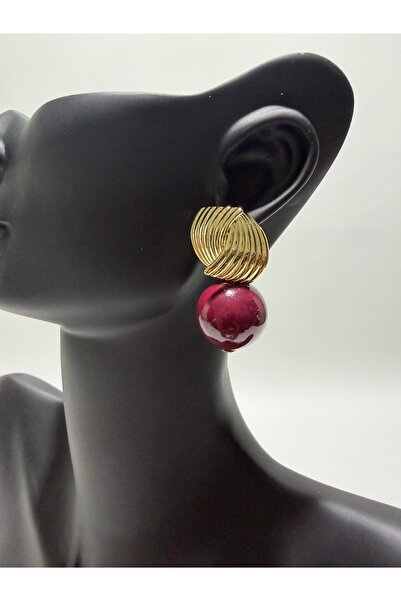 PaminBags Aksesuar Pearl Beaded Ball Stud Earrings Lns0022