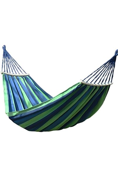 dalimag Wood-frame Relaxation Hammock for 2 People 200 x 180 cm - Blue