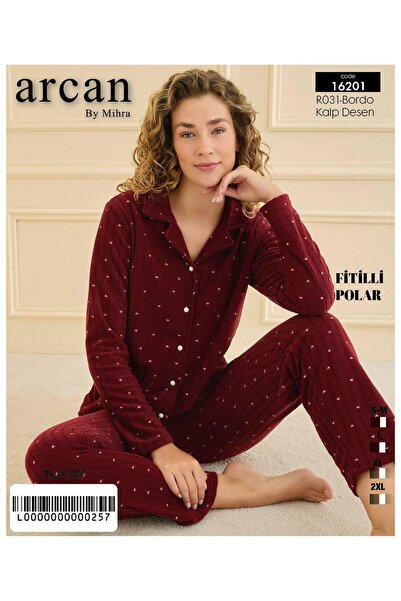 Mihra Corded Fabric Polar Pajama Set Pjf1620106